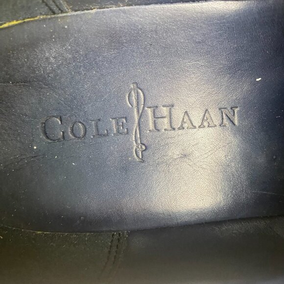 Cole Haan Great Jones Brown Orange Wingtip Oxford Shoes Men Size 9 M - Picture 13 of 15